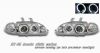 Honda Civic 1992-1995 4dr Chrome 1pc W/halo Projector Headlights