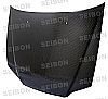 Honda Accord 2dr 1998-2002 OEM Style Carbon Fiber Hood