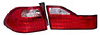 Honda Accord Sedan 98-00 Red and Clear TYC Euro Tail Lights