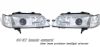 Honda Accord 1994-1997  Chrome W/ Corner Projector Headlights