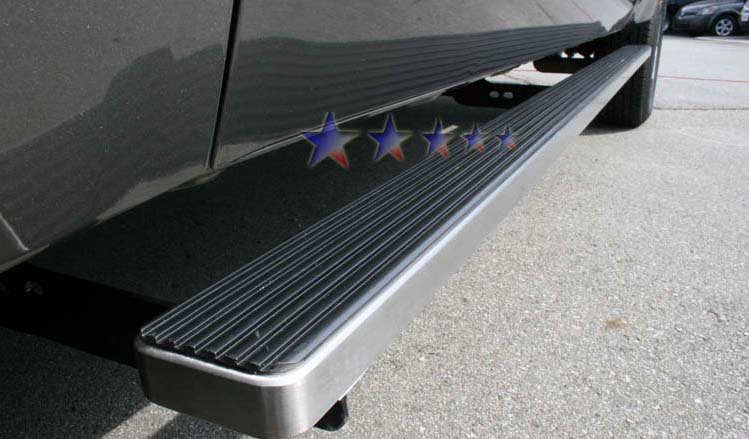 Gmc Sierra 2001-2012 3500 Ext Cab Aps Iboard Step Bars - Polish