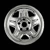 Jeep Cherokee 1993-2001 Chrome Wheel Covers, 5 Dimpled Spokes (15