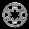 Toyota Tacoma 1995-2000 Chrome Wheel Covers, 6 Rounded Triangles (15
