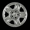 Toyota RAV4 2001-2005 Chrome Wheel Covers, 5 Dimpled Spokes (16