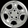 Dodge Ram 2002-2010 Chrome Wheel Covers, 5 Spokes (17