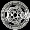 Jeep Liberty 2002-2004 Chrome Wheel Covers, 5 Dimpled Spokes (16" Wheels)