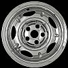 Jeep Liberty 2002-2004 Chrome Wheel Covers, 5 Dimpled Spokes (16" Wheels)