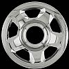 Ford Expedition 2003-2005 Chrome Wheel Covers, 5 Raised Spokes (17