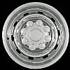 Dodge Ram 2003-2011 Chrome Wheel Covers, 2500/3500, 10 Rounded Slots (17