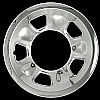 Gmc Safari 1996-2002 Chrome Wheel Covers, 5 Spoke With Triangle (15