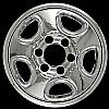 Chevrolet Silverado 1999-2004 Chrome Wheel Covers, 5 Flat Spokes (16