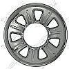 Mazda B Series  2001-2010 Chrome Wheel Covers, 7 Dimpled Spokes (15" Wheels)