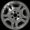 Dodge Durango 2001-2003 Chrome Wheel Covers, 5 Split Spoke (16