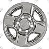 Nissan Xterra 2001-2004 Chrome Wheel Covers, 4 Rounded Spokes (16