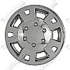 Chevrolet Colorado  2004-2008 Chrome Wheel Covers, 5 Flat Spokes W Dimpled (15" Wheels)