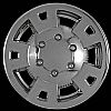 Gmc Canyon 2004-2008 Chrome Wheel Covers, 5 Flat Spokes W Dimple (15