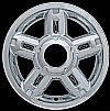 Ford Explorer 2002-2005 Chrome Wheel Covers, 5 Rounded Triangles (16