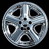 Dodge Stratus 2004-2006 Chrome Wheel Covers, 5 Spokes With Indent (16" Wheels)