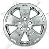 Chevrolet Impala  2006-2010 Chrome Wheel Covers, 5 Flat Spoke With Indent (16" Wheels)