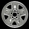 Toyota Tacoma 2001-2004 Chrome Wheel Covers, 5 Dimpled Spokes (15
