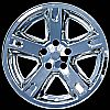 Dodge Nitro 2007-2011 Chrome Wheel Covers, 5 Spoke (17