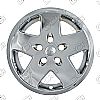 Jeep Wrangler 2007-2010 Chrome Wheel Covers, Base, Limited (17