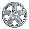 Jeep Compass  2007-2010 Chrome Wheel Covers, Silver Wheel Only (17" Wheels)