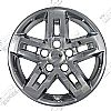 Kia Soul  2010-2011 Chrome Wheel Covers, 5 Split Spoke Silver Wheel Only (16" Wheels)