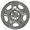 Jeep Liberty  2002-2007 Chrome Wheel Covers, 5 Raised Dimpled Spokes (16" Wheels)