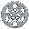 Nissan Frontier 2005-2010 Chrome Wheel Covers, 6 Raised Dimple Spokes (15" Wheels)