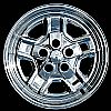 Jeep Patriot 2007-2011 Chrome Wheel Covers, 5 Indented Spk- Sport (16