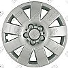 Toyota Corolla  2000-2003, 15" 9 Spoke Silver Wheel Covers