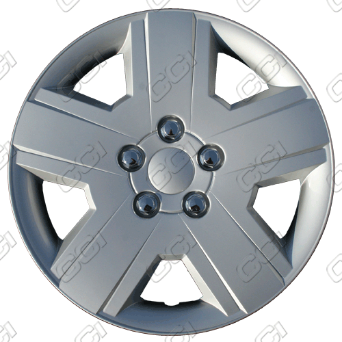 Dodge Avenger  2008-2010, 16" 5 Spoke - Silver Wheel Covers
