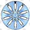 Honda Accord  2008-2012, 16" 10 Spoke - Chrome Wheel Covers