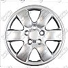 Kia Optima  2006-2010, 16" 6 Spoke - Silver Wheel Covers