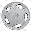 Nissan Altima  1993-1996, 15" 5 Hole - Silver Wheel Covers