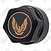 Pontiac Firebird  1984-1992 , Black W/ Gold Bird Wheel Center Caps