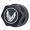 Pontiac Firebird  1984-1992 , Black W/ Silver Bird Wheel Center Caps