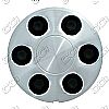 Chevrolet Avalanche  2002-2006 , Brushed Aluminum Wheel Center Caps