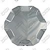 Gmc Envoy  2007-2009 , Brushed Aluminum Wheel Center Caps