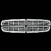 Dodge Dakota  1997-2003 (4 Piece) Chrome Front Grille