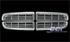 Dodge Durango  1998-2003 (4 Piece) Chrome Front Grille