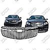 Chevrolet Cruze Ls, Lt, Ltz 2011-2012 Chrome Front Grille Overlay 