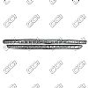 Ford Taurus  2010-2011 (2 Piece) Chrome Front Grille