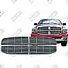 Dodge Ram St, Sxt, Slt 2005-2008 Chrome Front Grille Overlay 