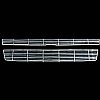Chevrolet Suburban  2007-2011 (2 Piece) Chrome Front Grille