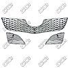 Toyota Corolla  2009-2011 (3 Piece) Chrome Front Grille