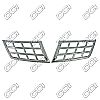 Nissan Rogue  2008-2010 (2 Piece) Chrome Front Grille