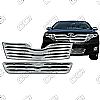 Toyota Venza  2009-2012 Chrome Front Grille Overlay Top And Bottom