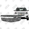 Chevrolet Equinox Ls, Lt, Ltz 2010-2012 Chrome Front Grille Overlay 